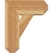 Ekena Millwork Traditional Craftsman Rough Sawn Bracket w/ Offset Brace, Western Red Cedar, 8"W x 18"D x 22"H BKT0806X18X22TRA04RWR - alternate 2
